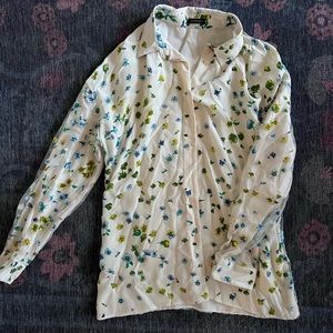 Versace Button Down Top